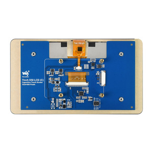Raspberry Pi 7 Zoll kapazitives LCD-Touchscreen-IPS-Display für Raspberry Pi 1024x600 DSI-Schnitts telle für RSP Pi4/3B CM mit Gehäuse
