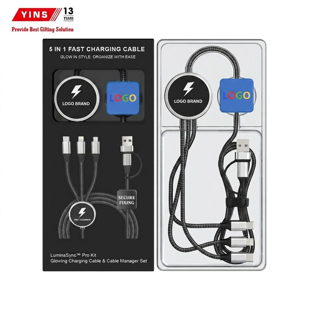 Black Cable+ Blue Cable organizer