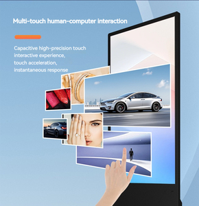 Bodenst änder Innen/Außen 55-Zoll WIFI 4G Digital Signage Werbe maschine mit kostenloser Werbung Publishing-<span class=keywords><strong>Software</strong></span>