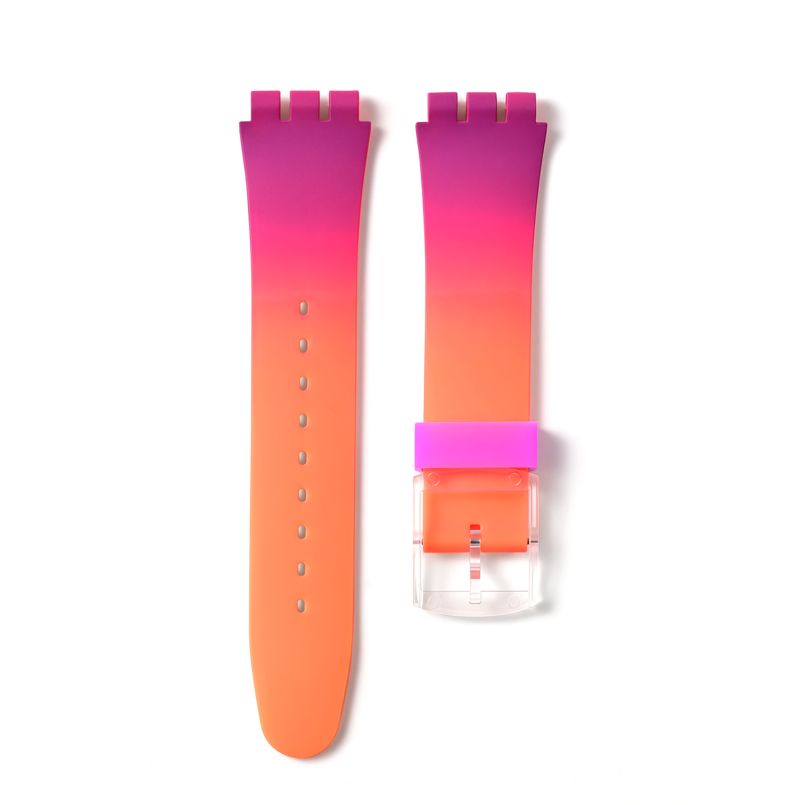 Couleur pourpre-orange progressive