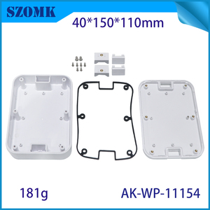SZOMK AK-WP-G1 5 boyutları fabrika özelleştirme açık ağ sensörü UV dayanıklı IP67 su geçirmez plastik ASA muhafaza kutusu - Product Image 3