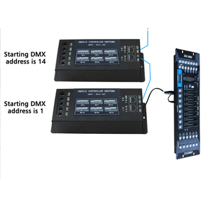 Dip Switch DMX512 LED <strong>Controller</strong> Connect DMX512 Console 1024 Pixel <strong>DMX</strong> SPI Decoder