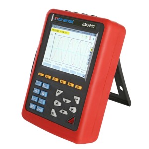 ETCR EM5000 3-Phase Power Quality Analyzer 50th Harmonic/THD Analyzer 300-Day <strong>Data</strong> <strong>Logger</strong> &amp; Transient Recorder IEC Certified - Product Image 2
