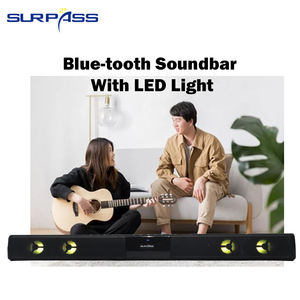 S28E ağır bas ses çubuğu ile ışık ince tasarım soundbar'da mavi-diş ses çubuğu hoparlör radyo TF kart fonksiyonu taşınabilir soundbar'da - Product Image 6