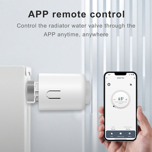 Ledeast WKF400A ZigBee thermostatic วาล์วหม้อน้ำเข้ากันได้กับ Alexa Google Home ควบคุมอุณหภูมิความร้อน - Product Image 2