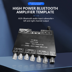 Placa amplificadora de potencia AM100 50W * 2 + 100W, máquina integrada de Audio con micrófono de 2,1 canales para altavoz - Product Image 2