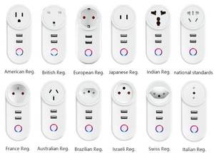 Control de dientes azul BSD31, dispositivo con USB dual, sin monitor de energía, se puede adaptar a varias especificaciones, enchufe inteligente, toma extendida, tuya 16A - Product Image 6