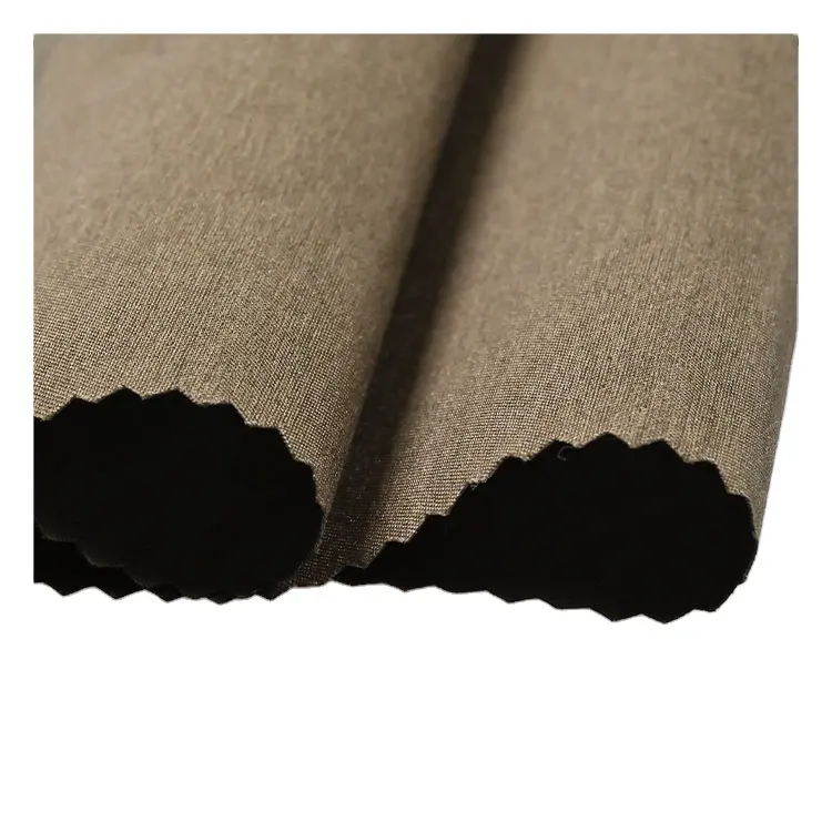 Precio barato 100% POLY Precaución teñida transpirable impermeable TPU membrana lechosa tela de 2 capas tela Oxford para chaqueta funcional