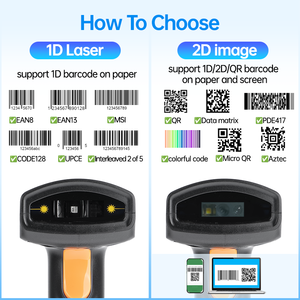 [OEM/ODM unterstützt] Hochgeschwindigkeits-Scan bildschirm Barcode Qr-Code Drahtloser 2D-Barcode-Scanner für POS-System