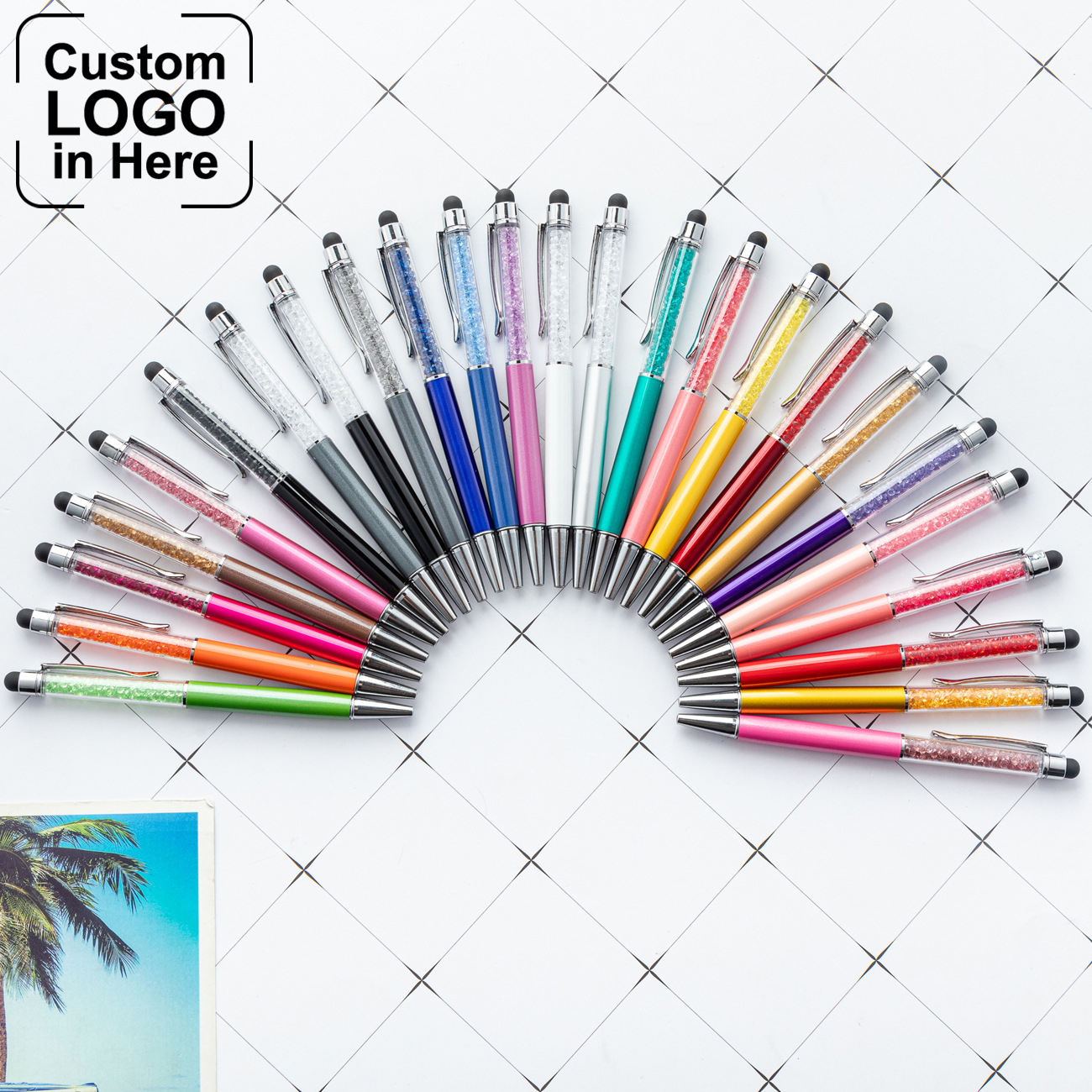 Stylo à bille cristal - 1pc