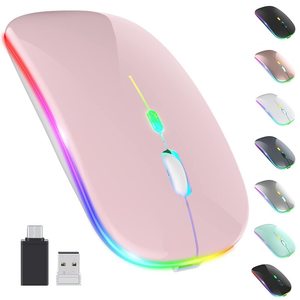 All'ingrosso della fabbrica Mini Mouse ottico senza fili luce LED USB 2.4G interfaccia per mano destra accessori per Computer portatile uso ufficio - Product Image 4