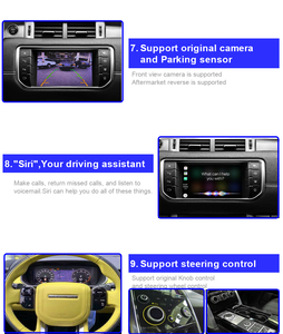 Jaguar F-TYPE için Android otomatik multimedya Ai kutusu/Jaguar XF/Jaguar XE 2012-2018 USB navigasyon DSP Apple kablosuz araba oynamak için - Product Image 5