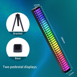 Akıllı App müzik ritim işık RGB müzik ses araba LED masaüstü atmosfer 3D ses aktif pikap ritim işık - Product Image 5