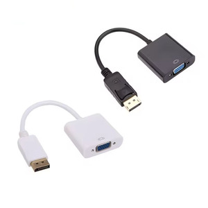Adaptador DP a VGA DisplayPort a VGA convertidor DP Cables adaptador macho a hembra 1080P para HDTV Monitor MacBook proyector 3166 - Product Image 5