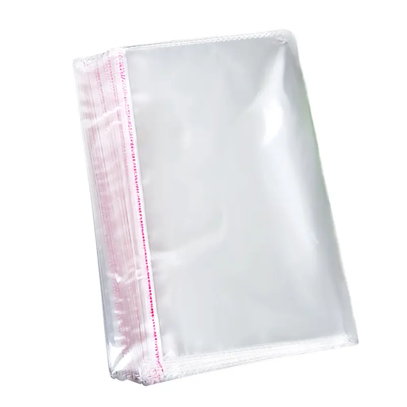 Sacchetto autoadesivo di plastica trasparente sacchetti autosigillanti per gioielli con penna imballaggio di caramelle sacchetto di imballaggio per biscotti regalo richiudibile