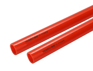 HOMSO özel tasarım yaygın olarak kullanılan kırmızı-mavi PVC boru boruları elektrikli sevk boruları yüksek görev - Product Image 2