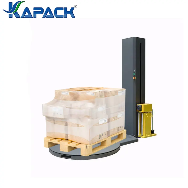 KAPACK回転パレットシュリンクフィルム包装機カートン木箱包装機