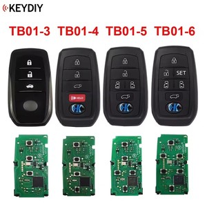 กุญแจอัจฉริยะ TB01พร้อมชิปรับส่งสัญญาณ8A TB01-4 TB01-3 TB01-5 TB01-6กุญแจรีโมท KD แบบสากลสำหรับรถโตโยต้าโคโรล่า - Product Image 2
