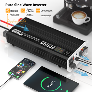 שלנו מחסן 3000w כוח inverter dc 12v 24v 48v ל ac 110v 120v 220v 230v v v v v v v v v v sine טהור גל inverter שיא 6000w - Product Image 4