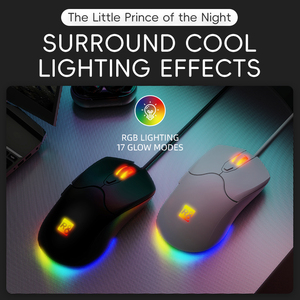 R8 7200DPI оптический офисный бесшумный проводной Usb RGB программируемый ноутбук ПК Mous эргономичный геймер компьютерная игровая мышь - Product Image 6