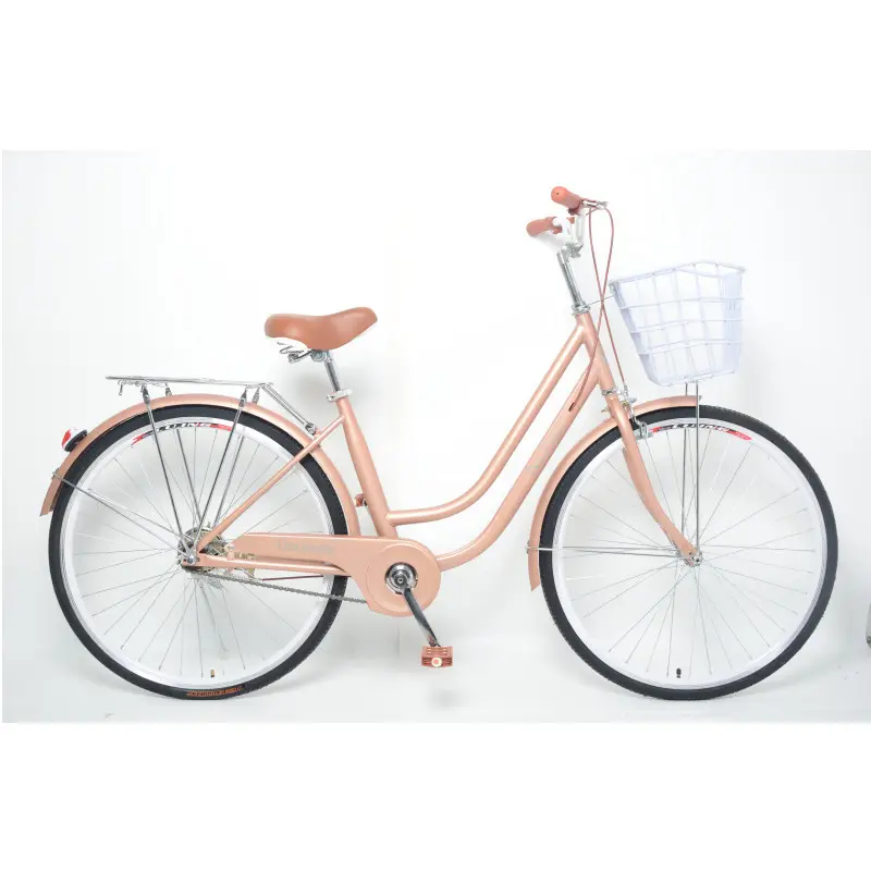 Bicicleta de moda para mujer, bici OEM para mujer, hecha en China, barata, 26 pulgadas, 24/26