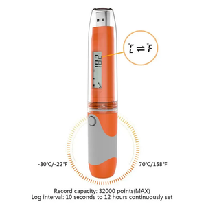 Registrador de datos de temperatura y humedad USB estilo bolígrafo con Sensor NTC para medicina, industria alimentaria, Material ABS - Product Image 5