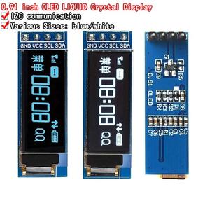 0.91Inch OLED <strong>Display</strong> Module, I2C <strong>Interface</strong>, 128X32 <strong>LCD</strong> Screen SSD1306 Blue/White Light, 3.3V5V - Product Image 2