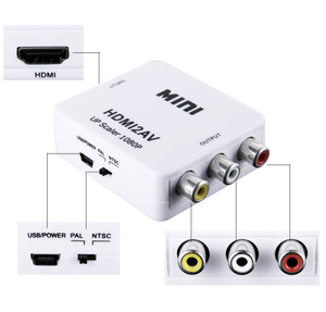 Mini HDMI2AV a RCA Audio Video AV CVBS Adaptador Convertidor hasta 1080P para aplicaciones de cámara con 1 año de garantía - Product Image 5