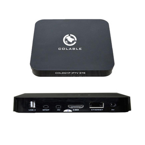Otel IPTV çözümü IPTV akış kodlayıcı dekoder SET üstü kutusu ile yönetimi APK COL2021A - Product Image 1