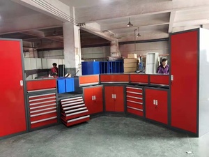 工具手推车金属储物柜钢车间车库工作台组织系统工具壁柜工具箱 - Product Image 4