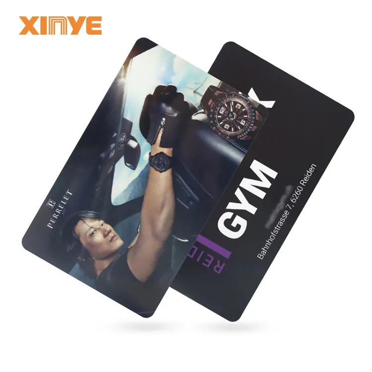 कस्टम लोगो cmyk प्रिंटिंग mf क्लासिक 1k hf rfid जिम क्लब कार्ड स्मार्ट pvc nfc कार्ड