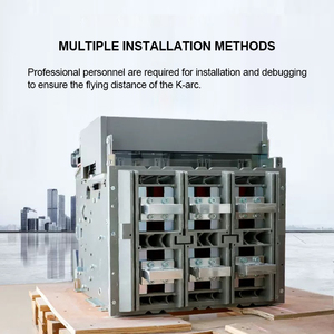 Disyuntor de marco de cobre MVS04 400A Disyuntor de aire inteligente tipo cajón fijo universal 3P - Product Image 3