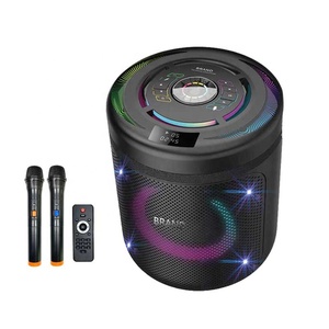 Tragbares 8-Zoll-RGB-LED-Karaoke für Bluetooth-Lautsprecher für Partys im Freien Kompatible Computer Mobiltelefone AUX Private Model