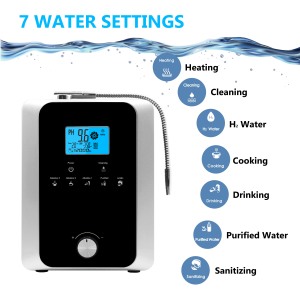 商用碱性氢水机离子发生器电动净水器纤维碳过滤器离子水功能 - Product Image 3