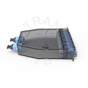 Panel de conexión de fibra óptica 1U ODF de 19 pulgadas con casetes ópticos MPO MTP de 144 núcleos, para red FTTH capacidad de 24, 12 Uds. - Product Image 6
