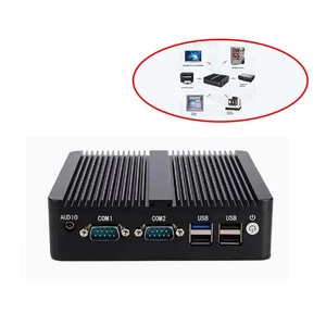 Robuster Embedded-Computer mit Intel Celeron Atom und HDMI RS485 USB Wide Temp für IoT-Industrie, Antomation Robotics - Product Image 1