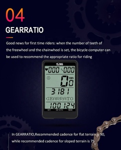 Sunding <strong>Wireless</strong> Bike <strong>Computer</strong> Heart Rate Monitor Bicycle Speedometer <strong>Cycling</strong> Odometer <strong>Wireless</strong> <strong>Cadence</strong> Sensor Outdoor Rainproof - Product Image 3