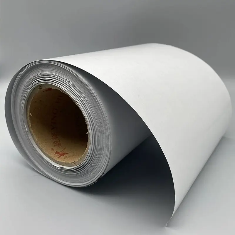 Papel recubierto de vinilo PVC material autoadhesivo etiqueta espejo material autoadhesivo