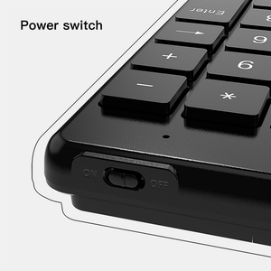 Teclado numérico inalámbrico ultrafino de 19 teclas BT5.1 teclado numérico portátil Mini diseño ergonómico Función de silencio para computadora portátil PC de escritorio - Product Image 4