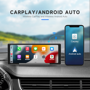 ポータブルカーワイヤレスカープレイ10.26インチタッチスクリーンカーラジオADASカープレイボックスBluetoothハンズフリーマップナビゲーション - Product Image 2