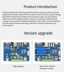 Hot Raspberry PI CM4 Industrielles Erweiterungs modul Basis computer modul 4G/5G Kommunikation Internet of Things Erweiterungs karte - Product Image 5