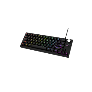 Teclado para juegos con cable GX370L3, retroiluminación de 3 colores, interruptor de goma silencioso de 70 teclas, compatibilidad con varios sistemas operativos, ajuste de volumen - Product Image 2