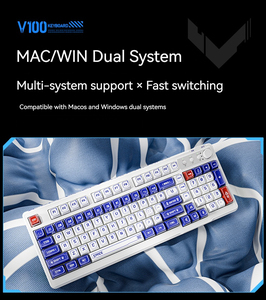 Eweadn v100 98-מפתח ארגונומי/תאורה אחורית משחקים מקלדת <span class=keywords><strong>usb</strong></span> ממשק חדש mcha בסגנון קווית מחשב קווית עם רעש נמוך