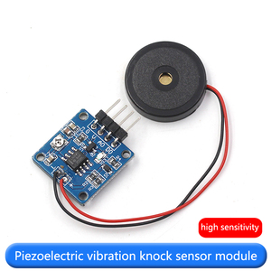 振動センサープログラムデータ付きピエゾ振動ノックセンサーモジュール - Product Image 2