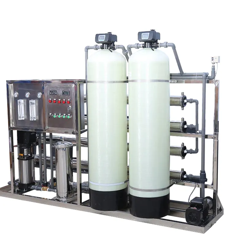 Planta de Tratamiento de Agua Potable purificada, sistema de desalinización 2T RO, 2000 LPH, tratamiento de agua pequeña RO