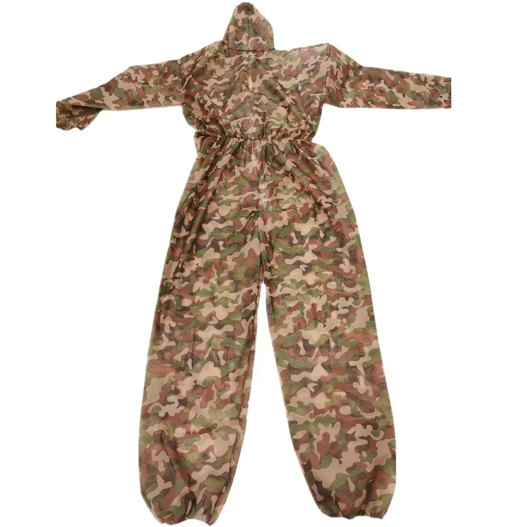 Hot Sale Einweg-Overalls Einweg-Tarn overalls staub dicht Schutz Paintball-Tarn overall für Spiele