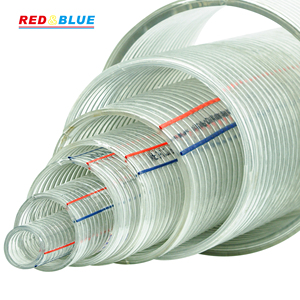 Şeffaf PVC çelik tel hortum takviyeli emme hortumu su deşarj bahar PVC hortum - Product Image 5