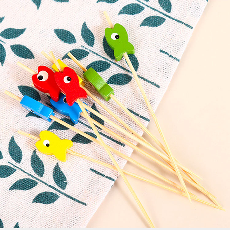 Assortiment de couleurs, petits poissons à gros yeux, 12cm, 100 pièces/sac