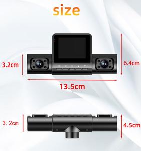 Traço Cam 4 Canais FHD 1080P Visão Noturna Carro DVR 360 Panorama HD Auto Gravador de Vídeo com Visão Noturna