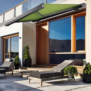 Toldos retráctiles, tela acrílica impermeable, sombreado para exteriores, brazo plegable, toldo de casete completo, toldo de brazo plegable - Product Image 6